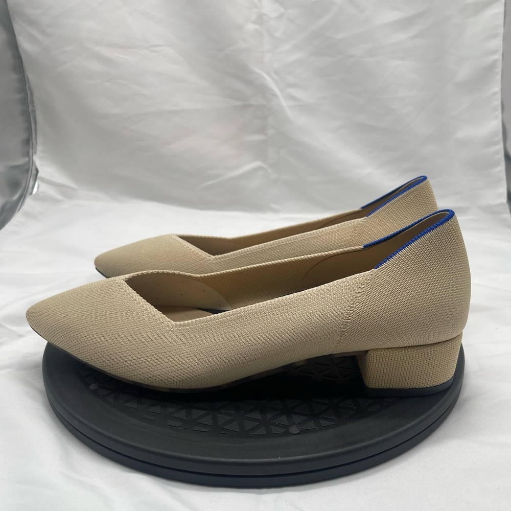 NEW Rothy’s The High Point Women’s Pumps Heels Shoes Sandstone